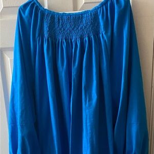 Smocked Flannel Nightgown